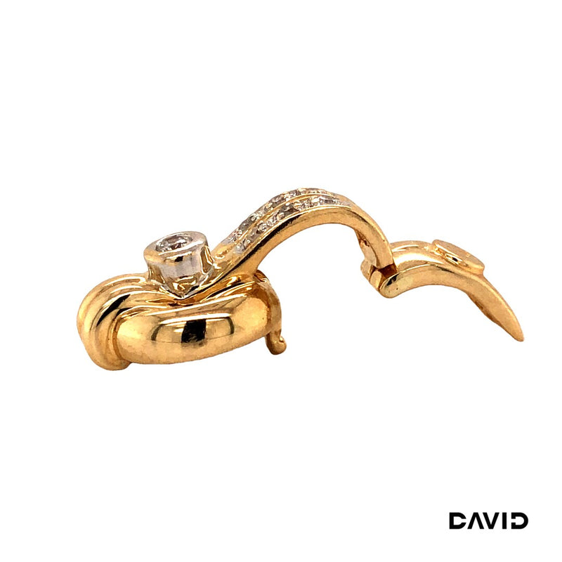 Anhänger Clip Brillant / Diamant Gold 585/14k