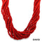 Korallenkette 44 Koralle Gold 750/18k