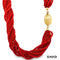 Korallenkette 44 Koralle Gold 750/18k
