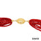 Korallenkette 44 Koralle Gold 750/18k