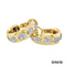 Creolen Elefanten Diamanten im Achtkant Schliff Gold 585/14k