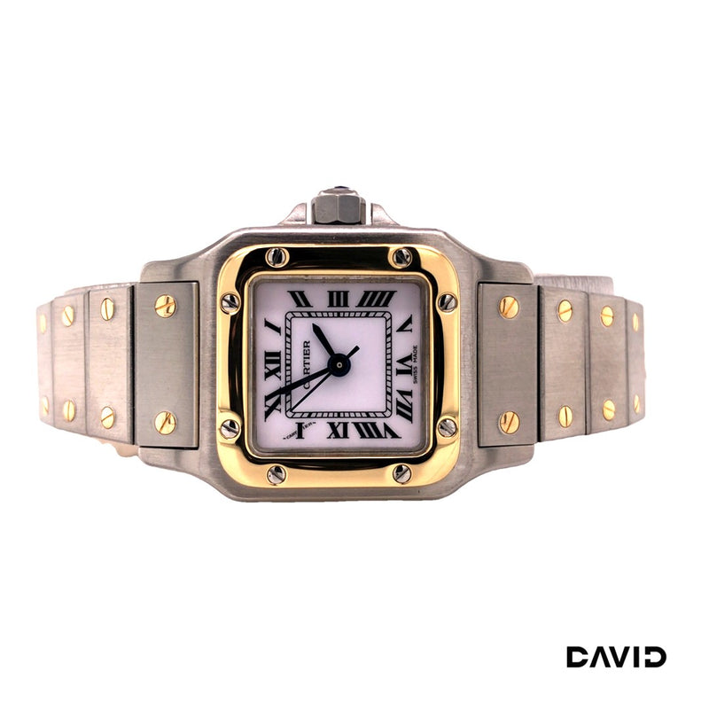 Cartier Santos Stahl/Gold