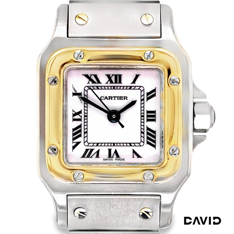 Cartier Santos Stahl/Gold