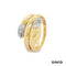 Ring Schlange Diamanten Gold 585/14k