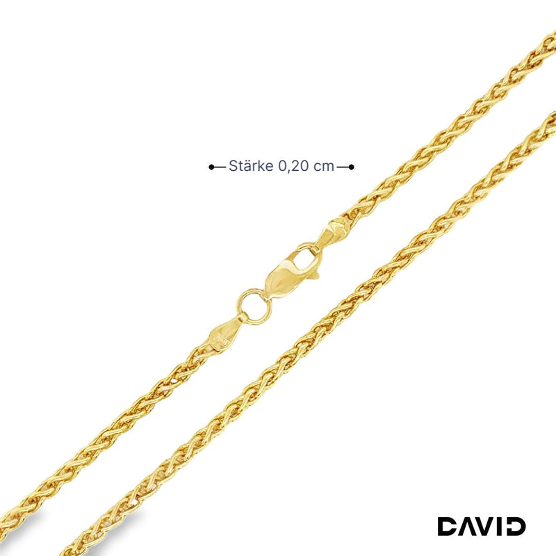 Kette 42 Gold 8k