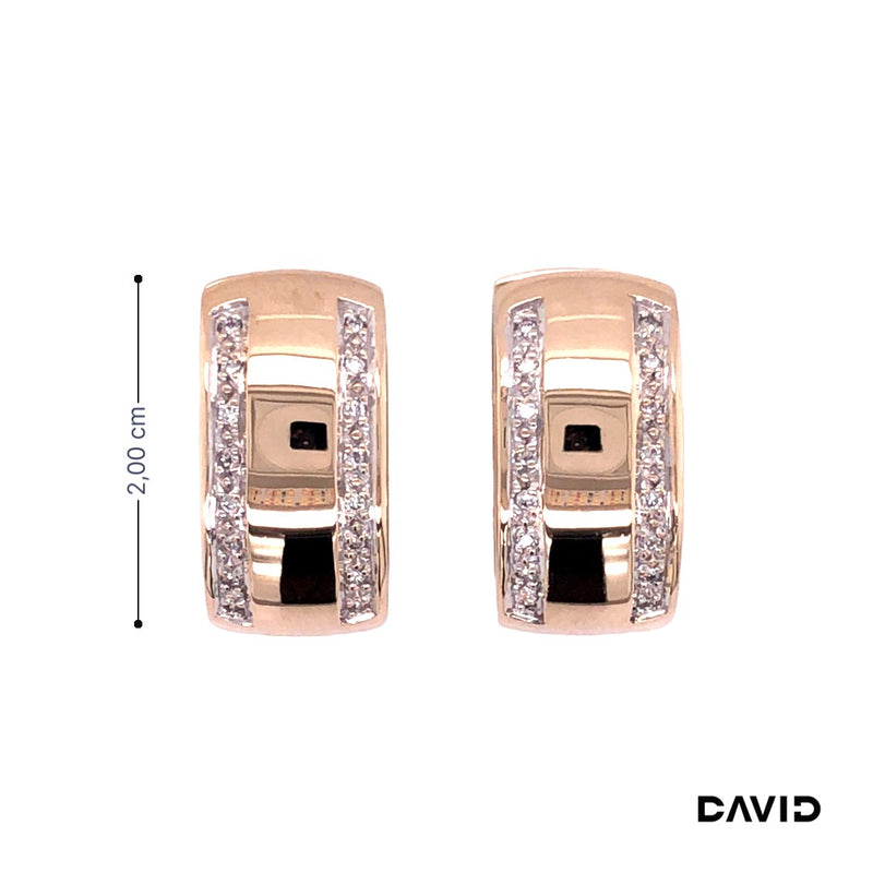 Creolen Diamanten Gold 585/14k