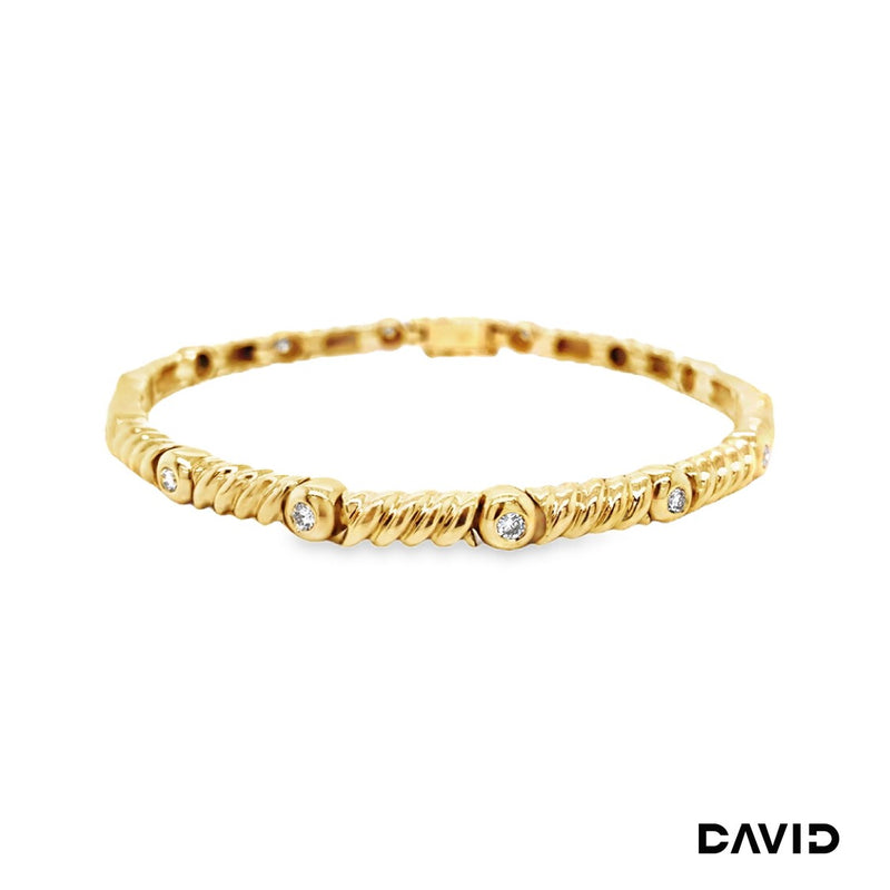 Armband 20 Brillanten Gold 750/18k