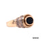 Ring Saphir/Diamanten Gold 8k