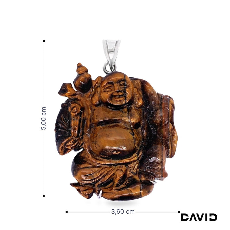 Anhänger Buddha Tigerauge 416WG