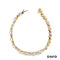 Armband 20 Brillanten Gold 18k Bicolor