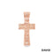 Anhänger Kreuz 14k Roségold
