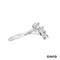 Ring Diamanten 750-18k Weißgold