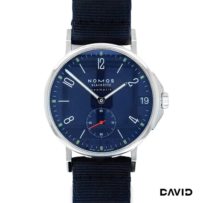 Nomos Ahoi Neomatik 38 Atlantik Edelstahl