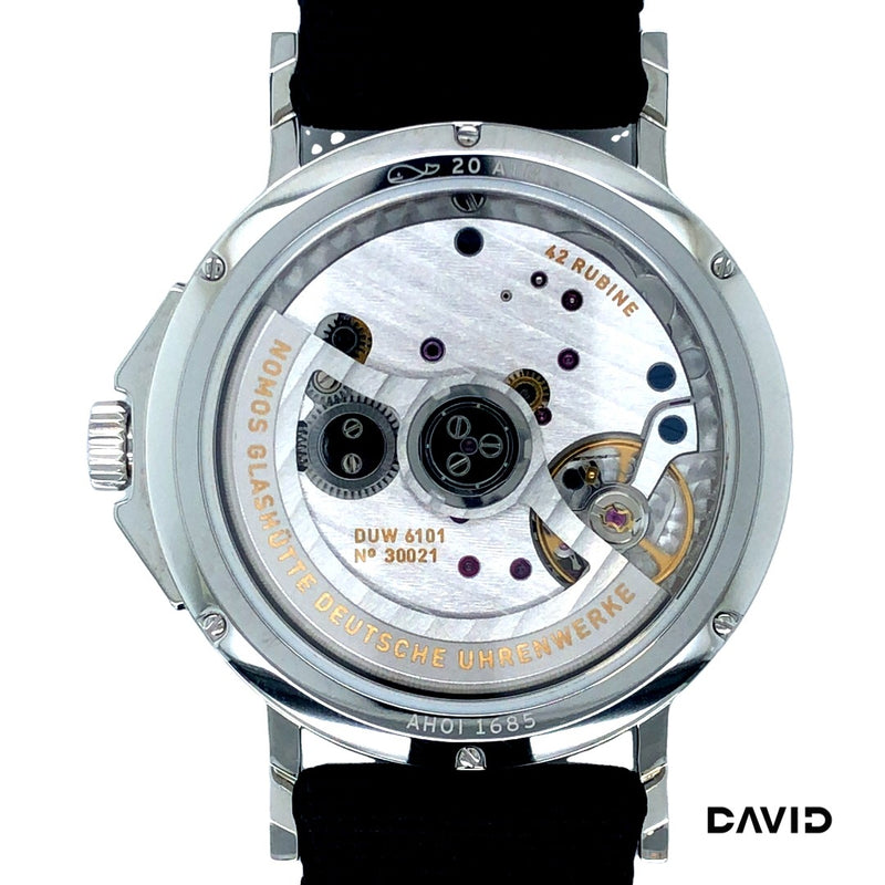 Nomos Ahoi Neomatik 38 Atlantik Edelstahl