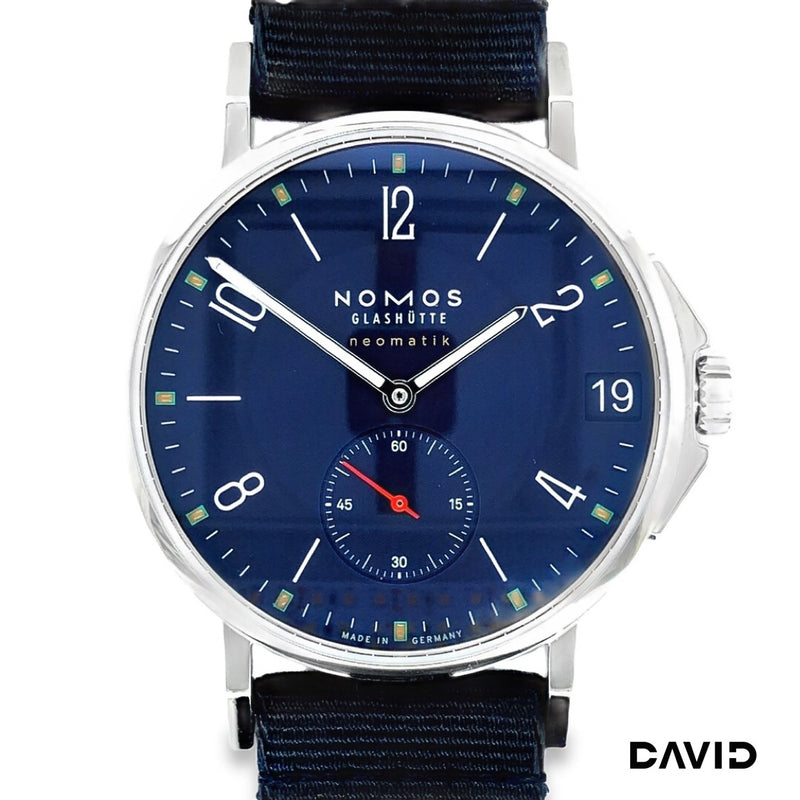 Nomos Ahoi Neomatik 38 Atlantik Edelstahl