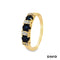 Ring Diamanten/Saphir Gold 585/14k