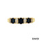 Ring Diamanten/Saphir Gold 585/14k