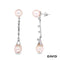 Ohrstecker Perle Akoya Perle / Diamanten 585/14k Weißgold