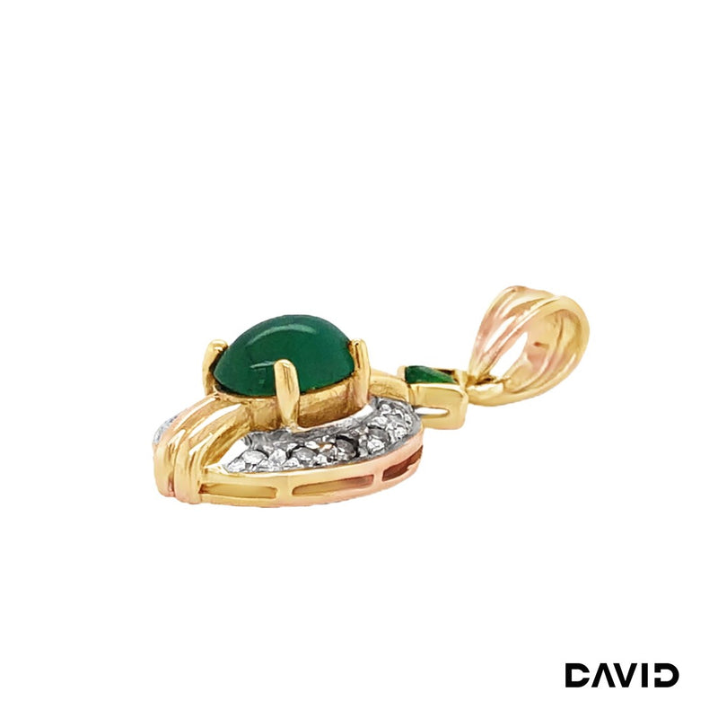 Anhänger Smaragd Gold 585/14k