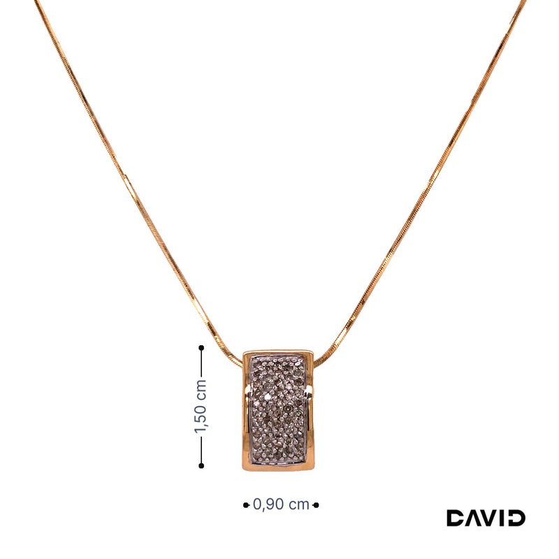 Kette mit Anh. Diamanten Gold 585/14k