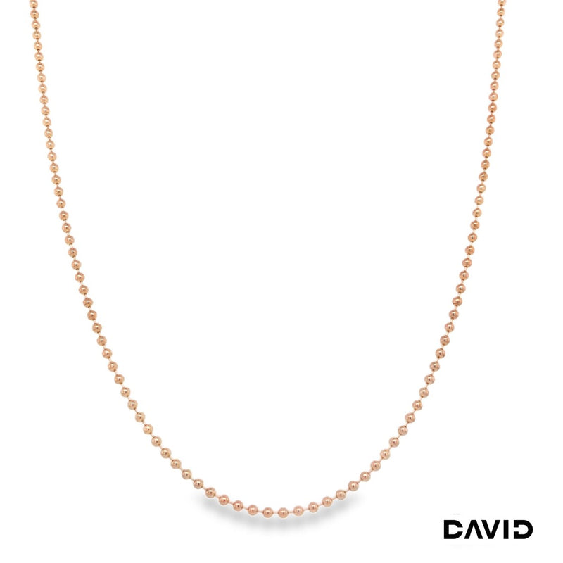 Kugelkette 48 Gold 8k