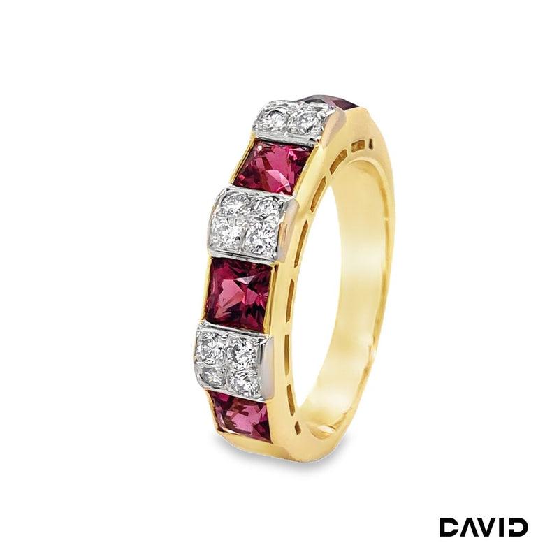 Ring Turmalin Gold 750/18k