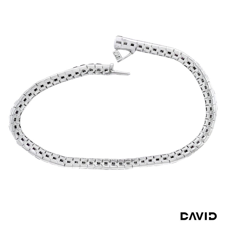 Armband 18 Rubin 750-18k Weißgold