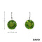 Ohrhänger Peridot 750-18k Weißgold
