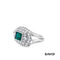 Ring Brill./Smaragd 950Platin