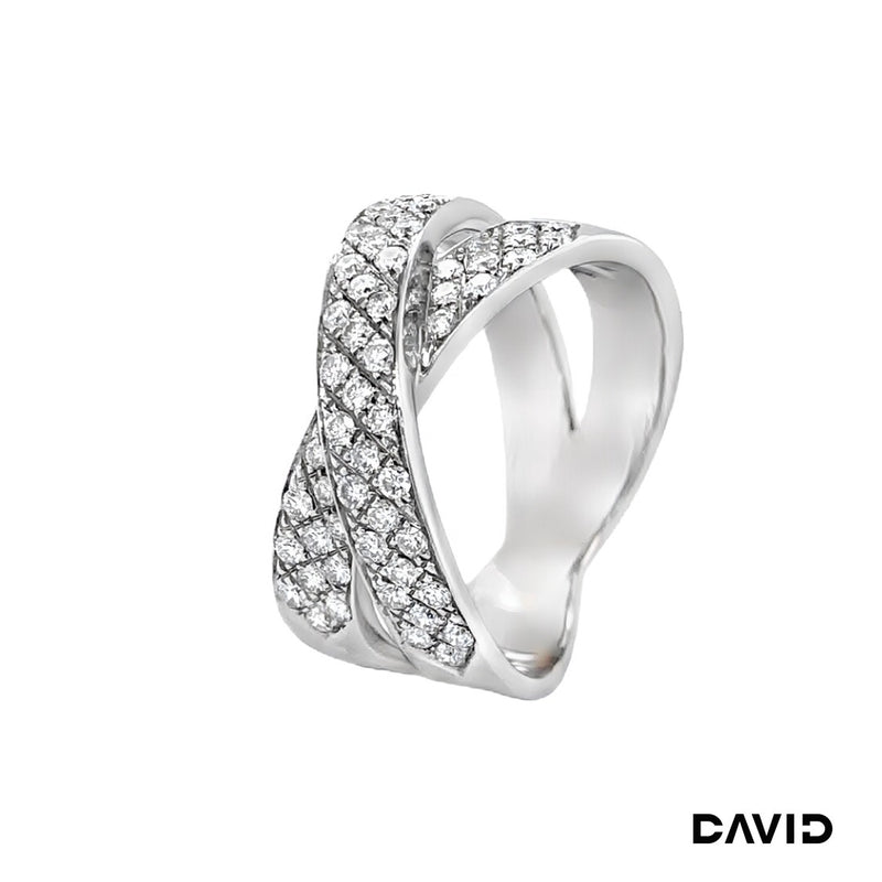 Ring Brillanten 750-18k Weißgold