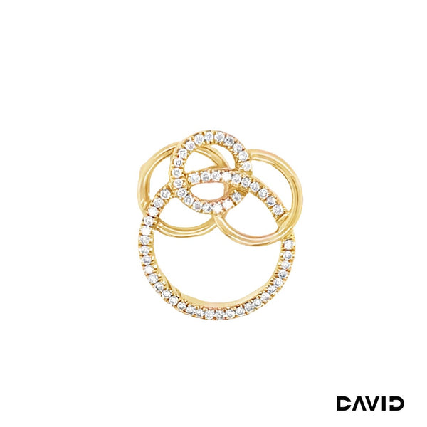 Anhänger Quinn Brillanten Gold 750/18k