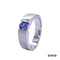 Ring Tansanit 750-18k Weißgold