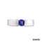 Ring Tansanit 750-18k Weißgold