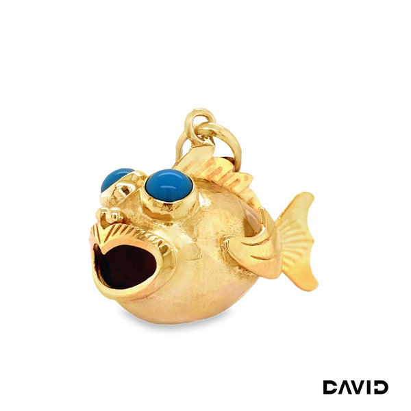 Anhänger Fisch Gold 750/18k