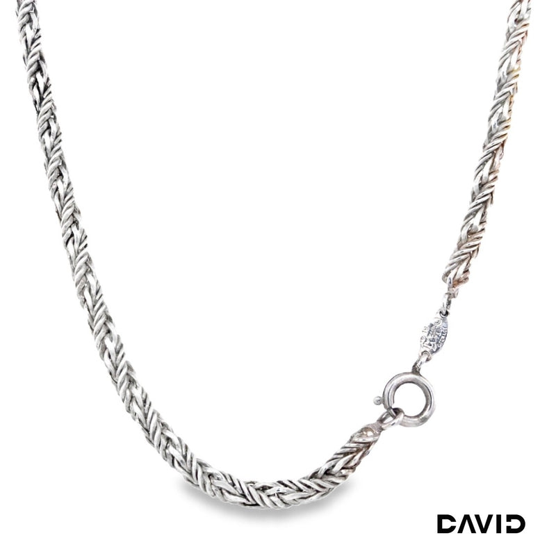 Kordelkette 100 Silber s925