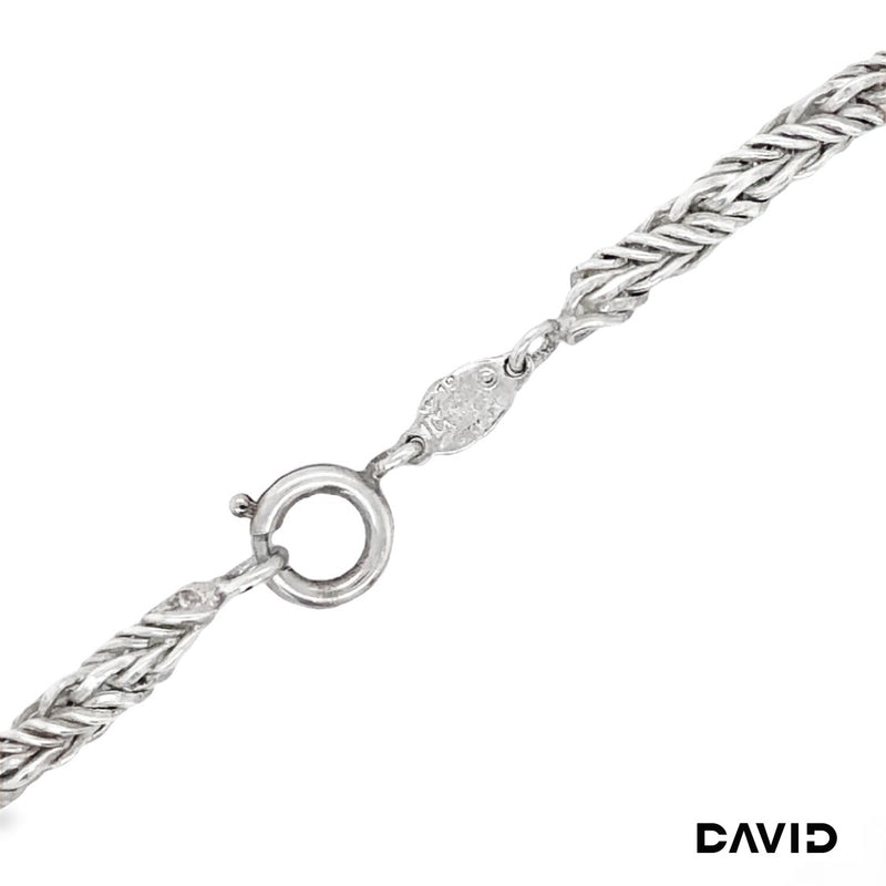 Kordelkette 100 Silber s925