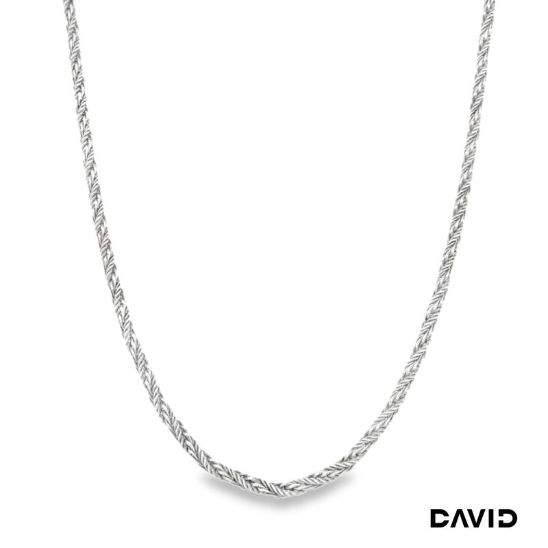 Kordelkette 80 Silber s925