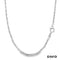 Kordelkette 80 Silber s925