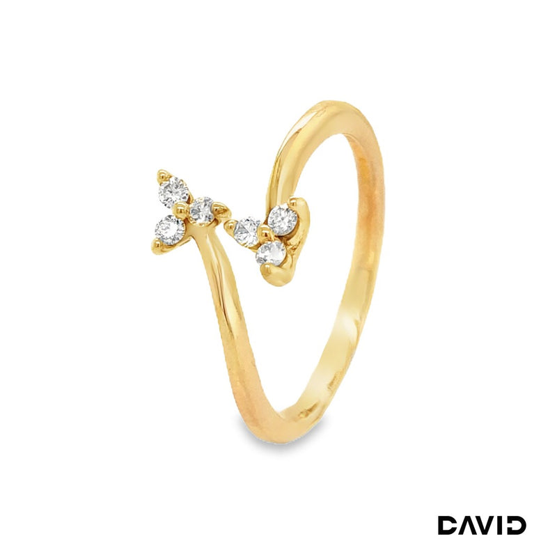 Ring Christ Brillanten Gold 8k