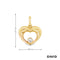 Anhänger Herz Zirkonia Gold 585/14k