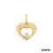 Anhänger Herz Zirkonia Gold 585/14k