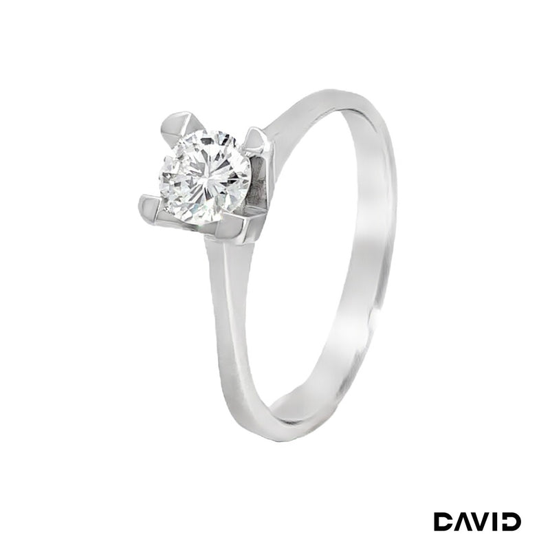 Ring Brillant 585/14k Weißgold