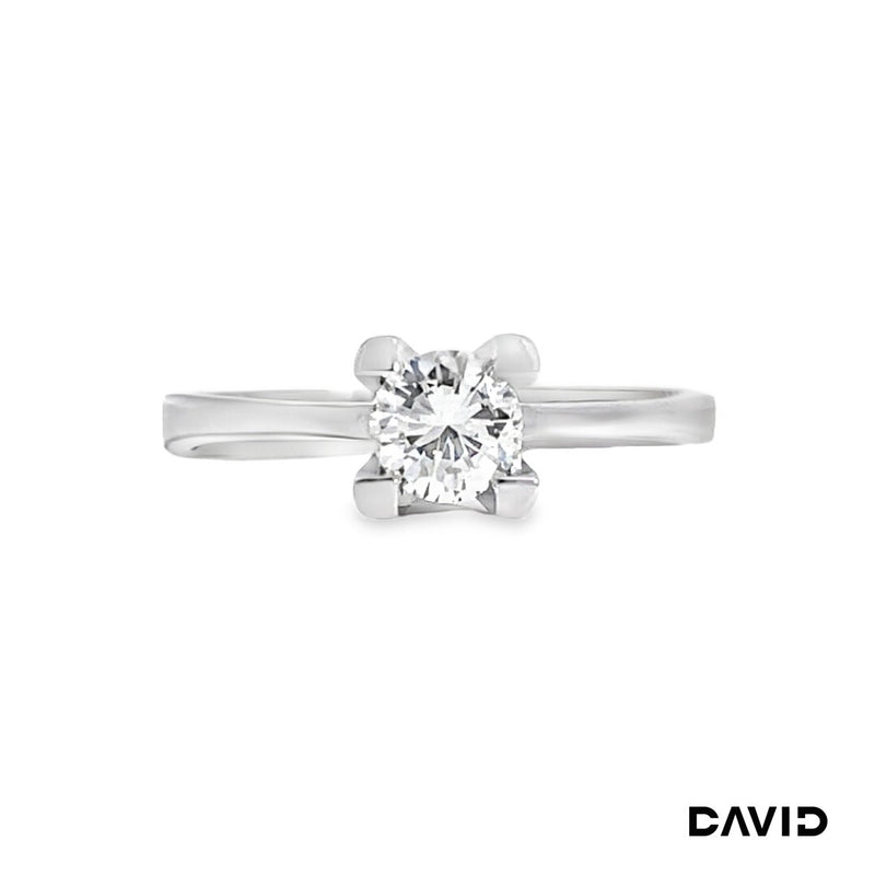 Ring Brillant 585/14k Weißgold