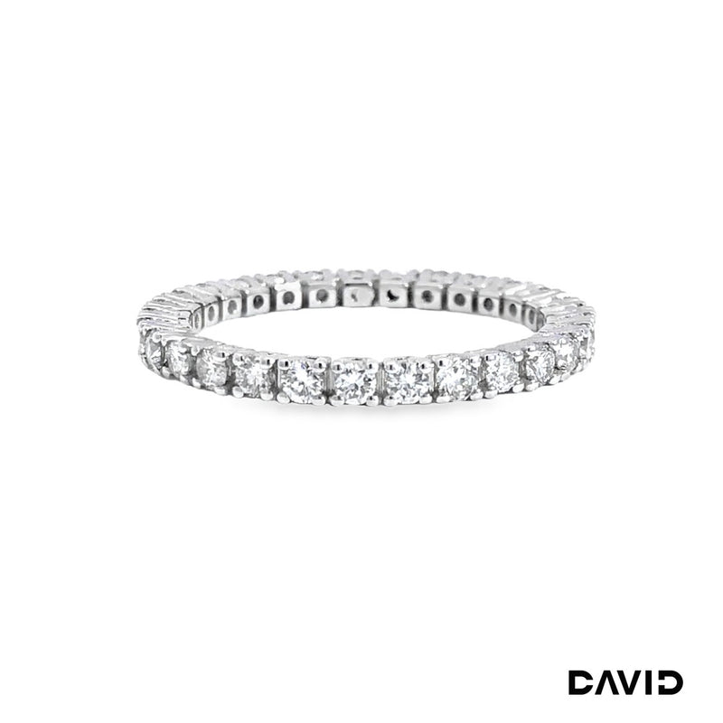 Memoire Ring Brillanten 585/14k Weißgold