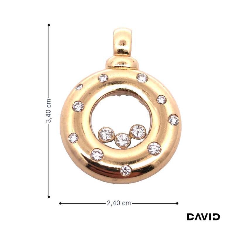 Chopard Happy Diamonds Chopard Brillanten Gold 750/18k