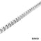 Panzerarmband 20 Brillanten 750-18k Weißgold
