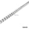 Panzerarmband 20 Brillanten 750-18k Weißgold