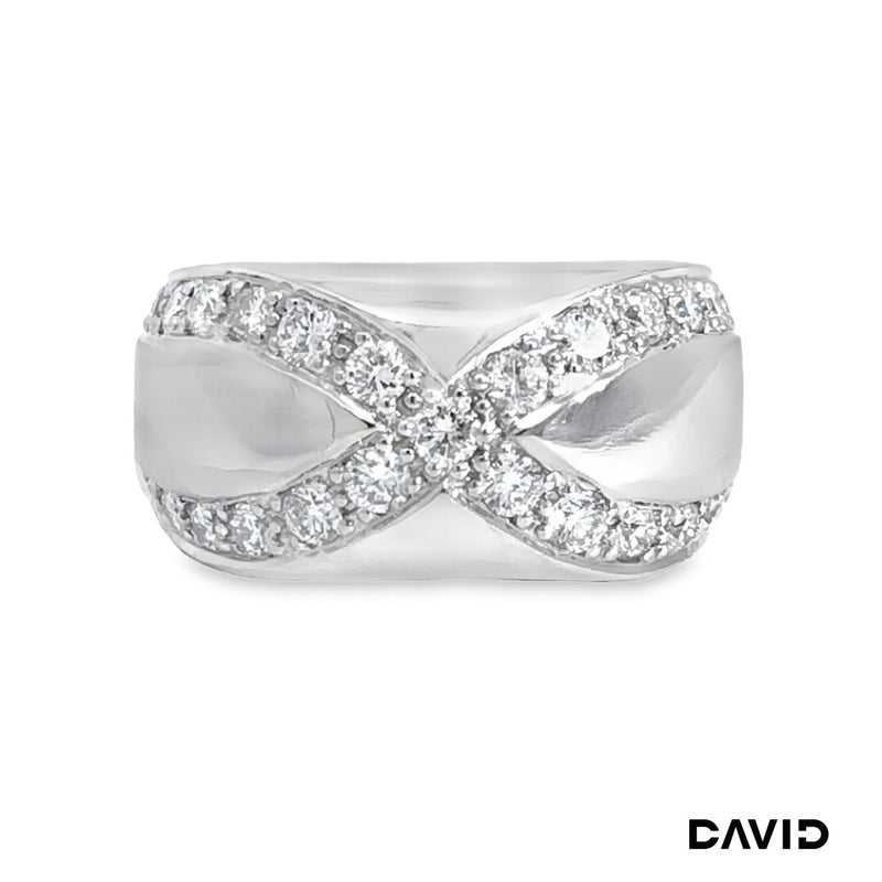 Ring Brillanten 750-18k Weißgold