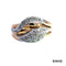 Ring Schlange Diamanten Gold 585/14k