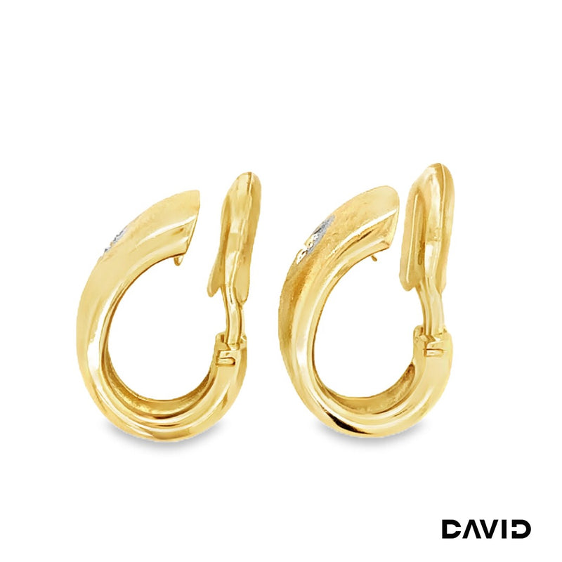 Ohrclips Brillanten Gold 750/18k